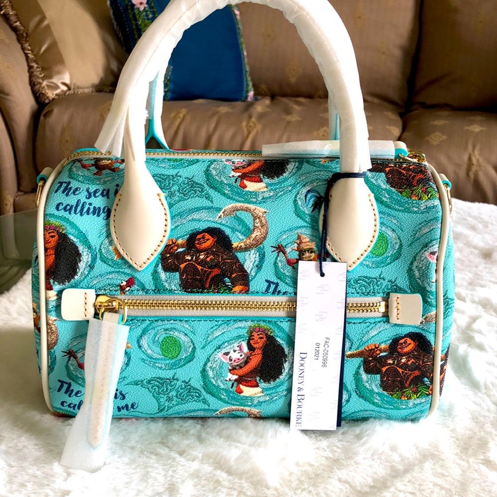 Disney Dooney & Bourke Moana Princess Satchel Bag - Picture 8 of 14